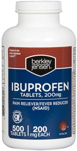 [BRSWGZYPCUNBECIU] Membros Mark Berkley Jensen Táboas Ibuprofeno, 500 ct., 200mg