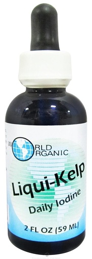[BRSWIELZC4FGG33C] World Organics Liqui-Kelp Daily Iodine - 2 ozs.