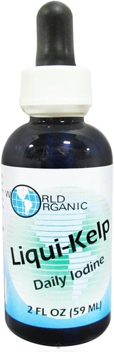 [BRSWIELZC4FGG33C] World Organics Liqui-Kelp Daily Iodine - 2 ozs.