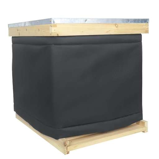 [BRSRAFL4CAFBGA33] Tejido de abeja para afeitar de abeja de invierno afeitado aislante Wrap 600D Oxford Cloth Ajustable Cubierta de protección de invierno a prueba de agua, impermeable, ligero, reutilizable, 81"x15.75"