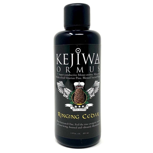 [BRSROED4OABWEF34] Kejiwa RINGING CEDAR Ormus: Siberian Pine Mono-atomic Ormus Minerals for Third Eye Activation, Vitality & Energy Support 3.4 fl oz