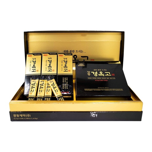 [BRSWGHTRBEJWOH3A] Kwang-Dong Kyung-Ok-Go Korean Nutritious Ginseng Tonic Individual Stick Pouches Gift Set (23.5g x 60 Stick Pouches) [광동제약 경옥고]