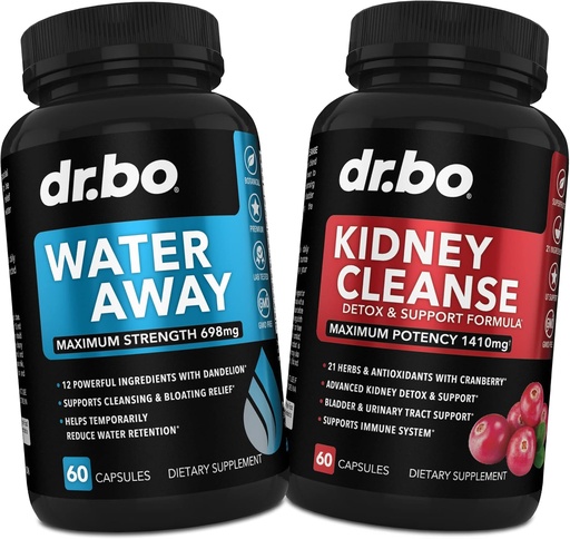 [BRSRMHQ3CIGRGCTX] Water Pills Diuretics for Water Retention - Kidney Cleanse Detox Support Supplement - Away Herbal Diuretic Supplements - Help Repair Kidneys, Bladder Control & Urinary Tract Health Renal Formula