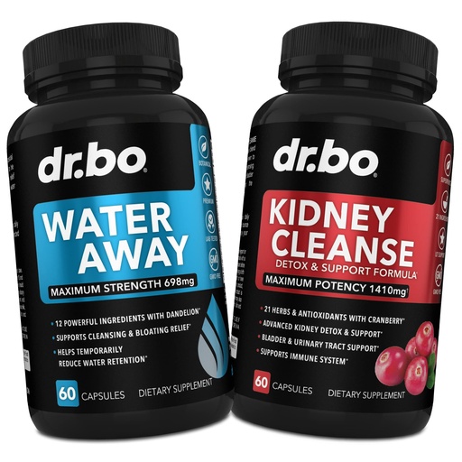 [BRSRMHQ3CIGRGCTX] Water Pills Diuretics for Water Retention - Kidney Cleanse Detox Support Supplement - Away Herbal Diuretic Supplements - Help Repair Kidneys, Bladder Control & Urinary Tract Health Renal Formula